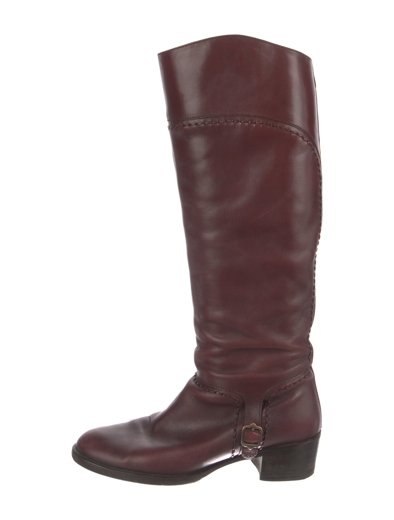 Salvatore Ferragamo Leather Riding Boots