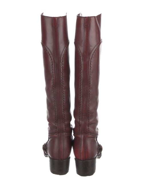 Salvatore Ferragamo Leather Riding Boots