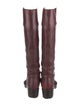 Salvatore Ferragamo Leather Riding Boots