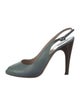 Salvatore Ferragamo Lizard Slingback Pumps