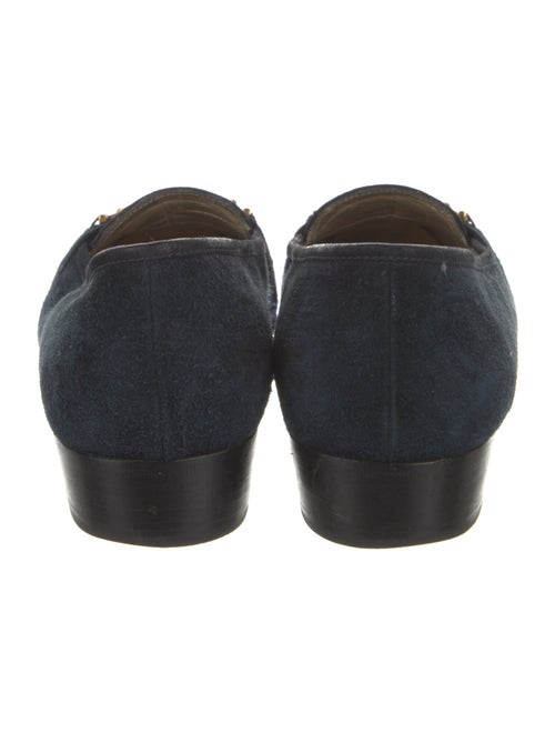 Salvatore Ferragamo Suede Tassel Accents Pumps