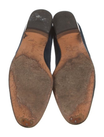 Salvatore Ferragamo Suede Tassel Accents Pumps