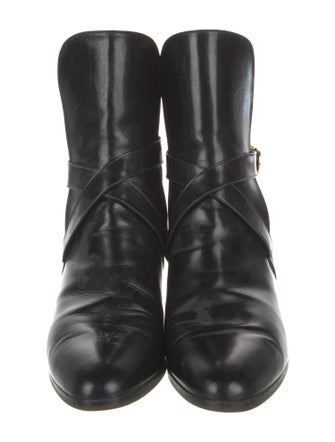 Salvatore Ferragamo Leather Chelsea Boots