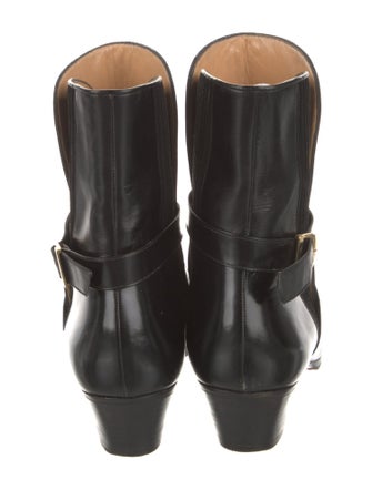 Salvatore Ferragamo Leather Chelsea Boots