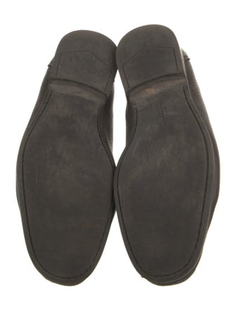 Salvatore Ferragamo Gancini Logo Leather Loafers