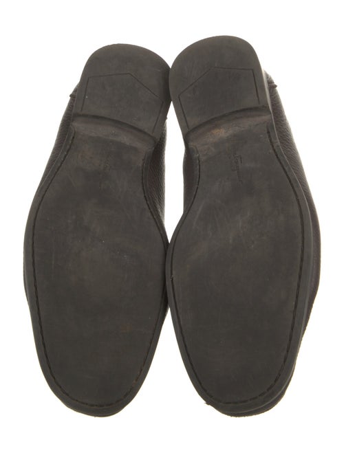 Salvatore Ferragamo Gancini Logo Leather Loafers