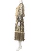 Salvatore Ferragamo Silk Long Dress