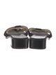 Salvatore Ferragamo Leather Slides