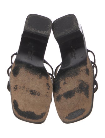 Salvatore Ferragamo Leather Slides