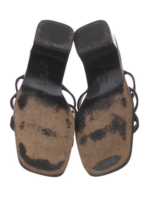 Salvatore Ferragamo Leather Slides