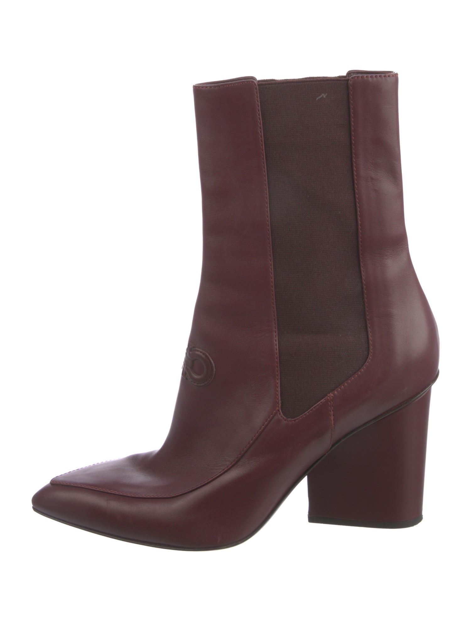 Salvatore Ferragamo Leather Chelsea Boots