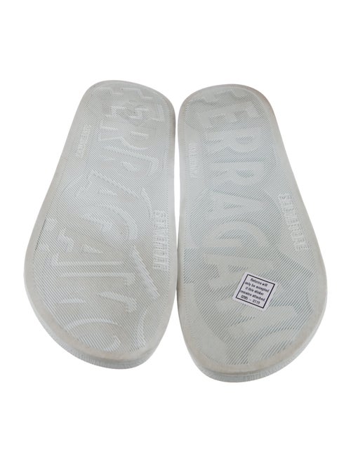 Salvatore Ferragamo Gancini Logo Rubber Slides