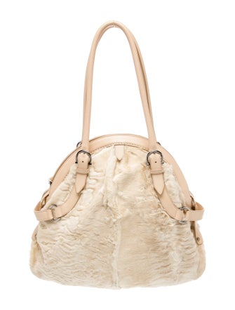 Salvatore Ferragamo Fur Shoulder Bag