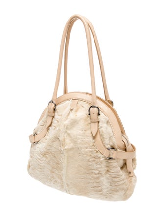 Salvatore Ferragamo Fur Shoulder Bag