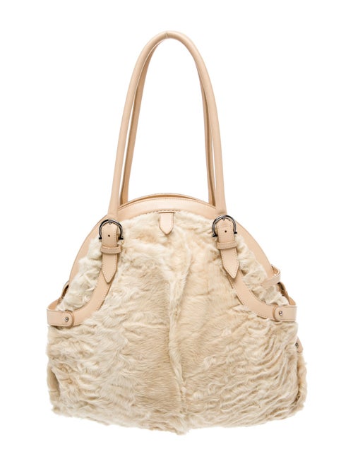 Salvatore Ferragamo Fur Shoulder Bag