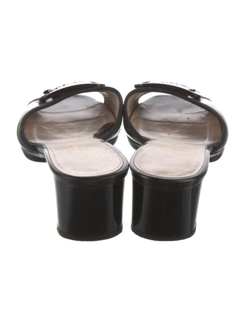 Salvatore Ferragamo Patent Leather Slides