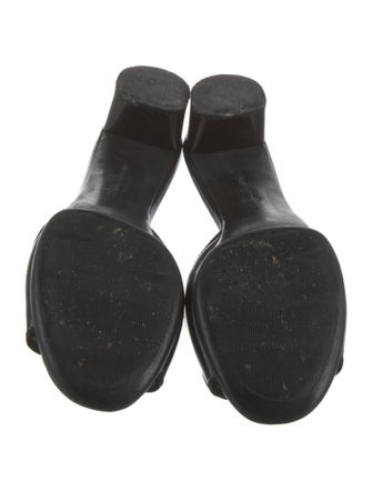 Salvatore Ferragamo Patent Leather Slides