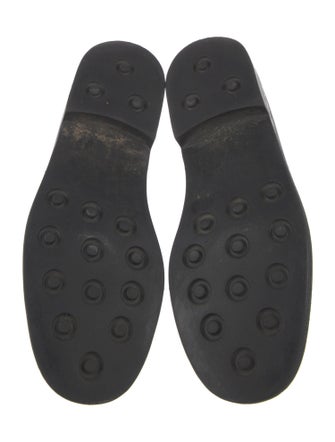 Salvatore Ferragamo Gancini Logo Leather Dress Loafers