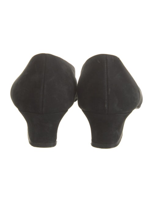 Salvatore Ferragamo Suede Tassel Accents Pumps