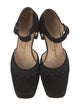 Salvatore Ferragamo Suede Embroidered Accent D'Orsay Pumps