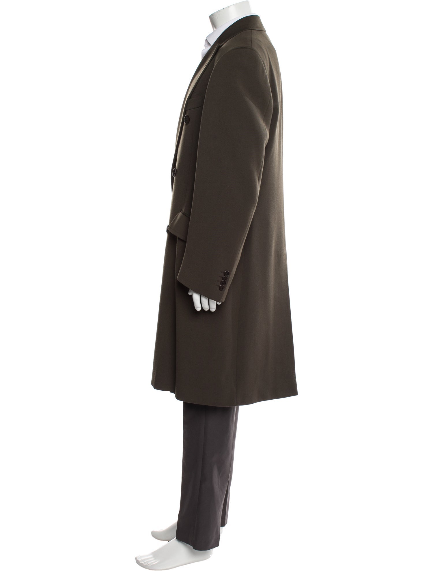 Salvatore Ferragamo Wool Overcoat