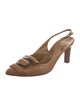 Salvatore Ferragamo Leather Slingback Pumps