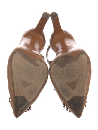 Salvatore Ferragamo Leather Slingback Pumps