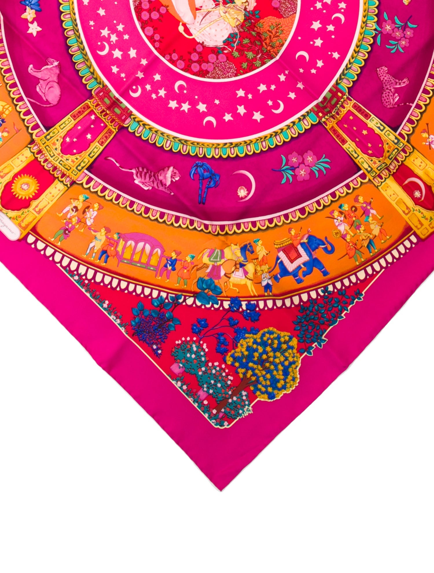 Salvatore Ferragamo Silk Printed Scarf