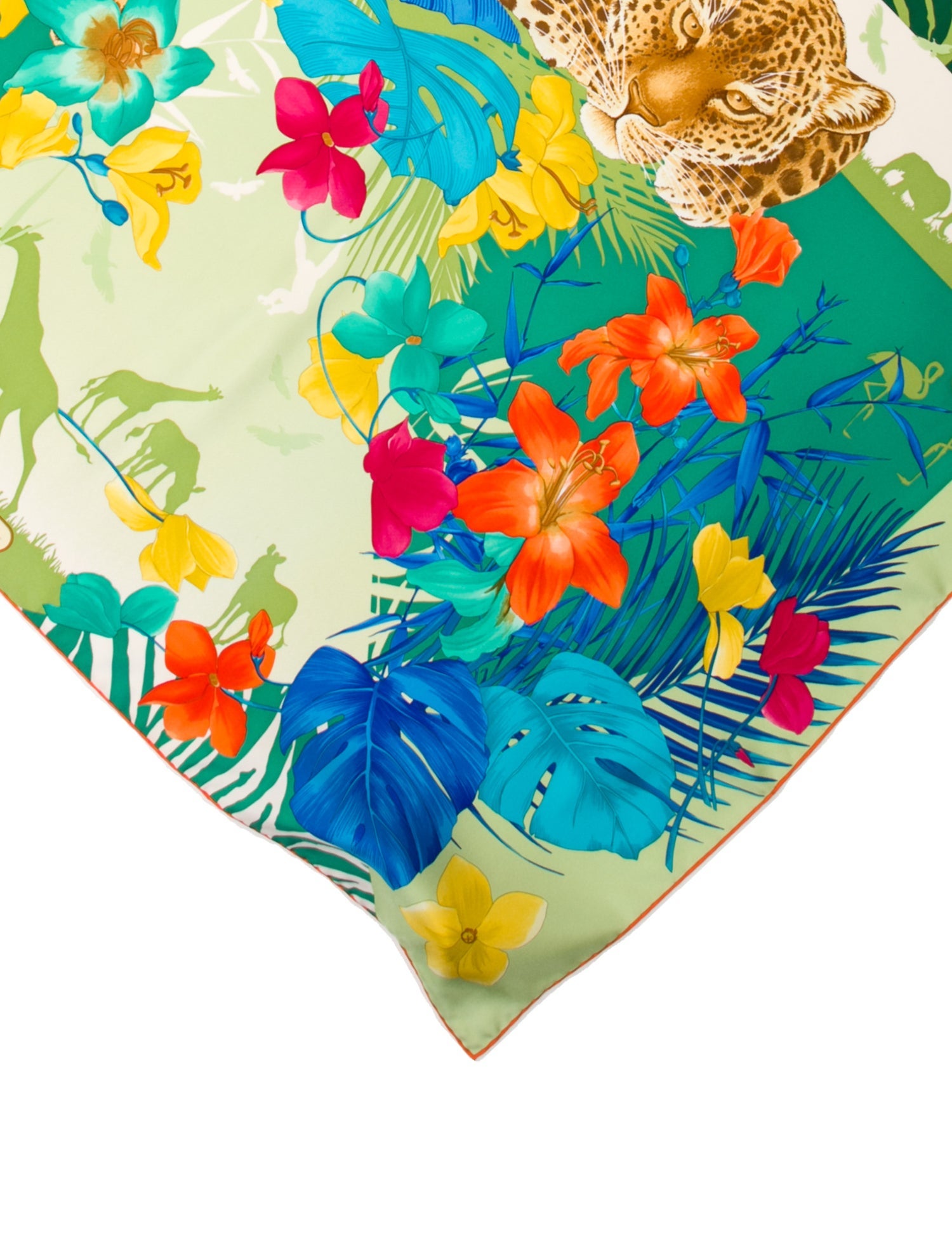 Salvatore Ferragamo Silk Printed Scarf w/ Tags