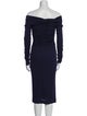 Salvatore Ferragamo Off-The-Shoulder Long Dress