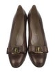 Salvatore Ferragamo Vara Bow Accent Leather Pumps