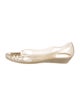 Salvatore Ferragamo Rubber Lasercut Accents Ballet Flats