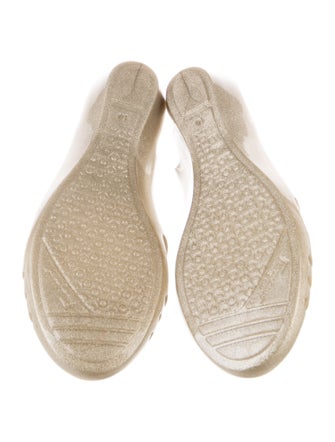 Salvatore Ferragamo Rubber Lasercut Accents Ballet Flats