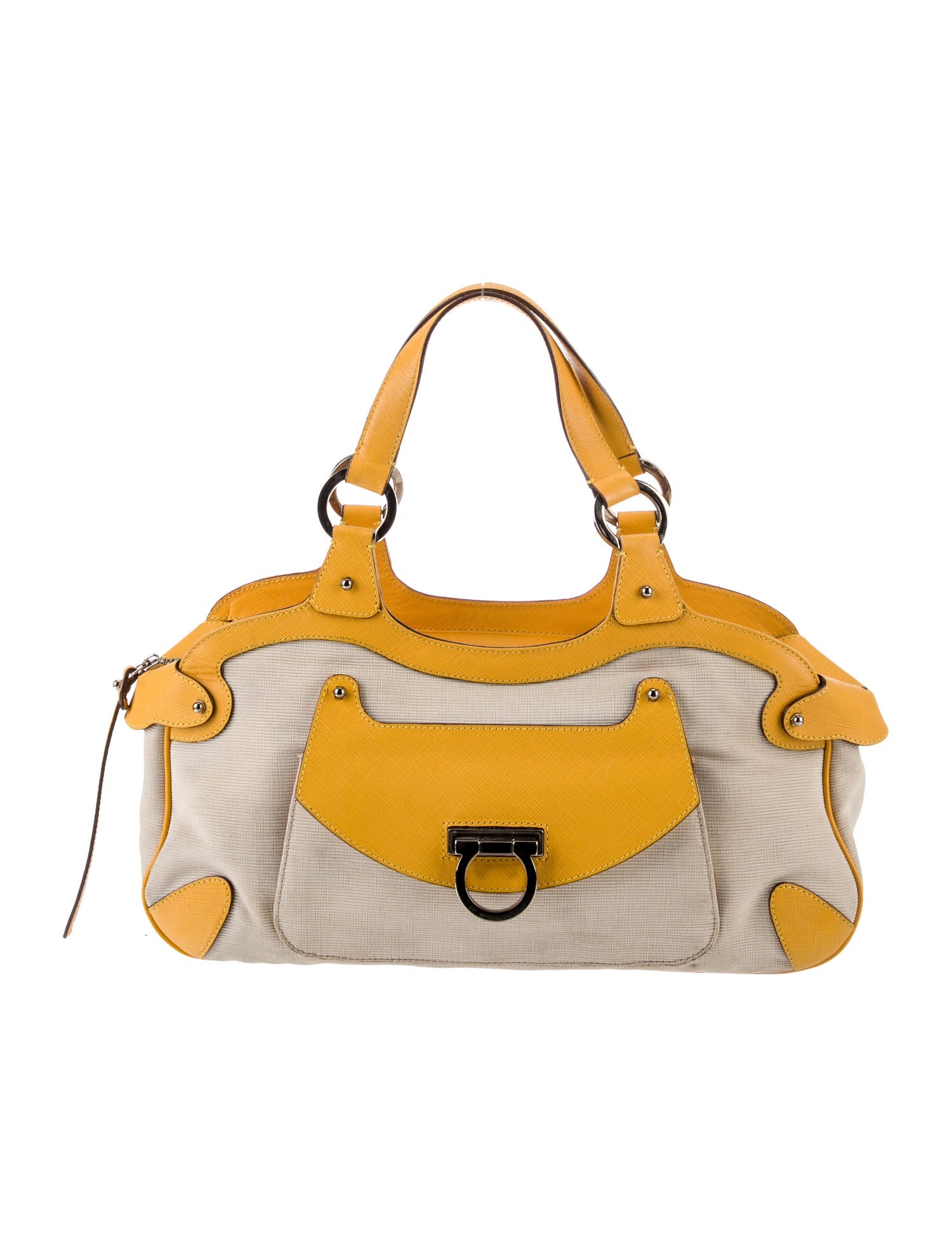 Salvatore Ferragamo Gancio Top Handle Bag