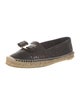 Salvatore Ferragamo Vara Bow Accent Leather Espadrilles