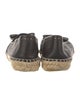 Salvatore Ferragamo Vara Bow Accent Leather Espadrilles