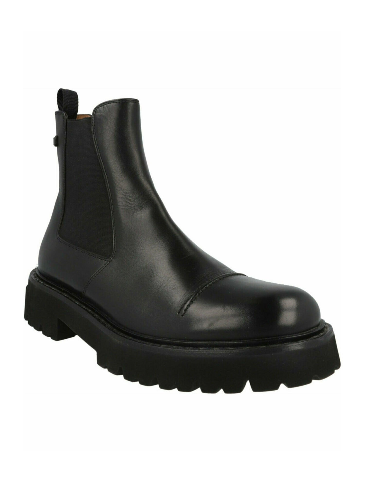 Salvatore Ferragamo Gancini Logo Calf Leather Chelsea Boots w/ Tags