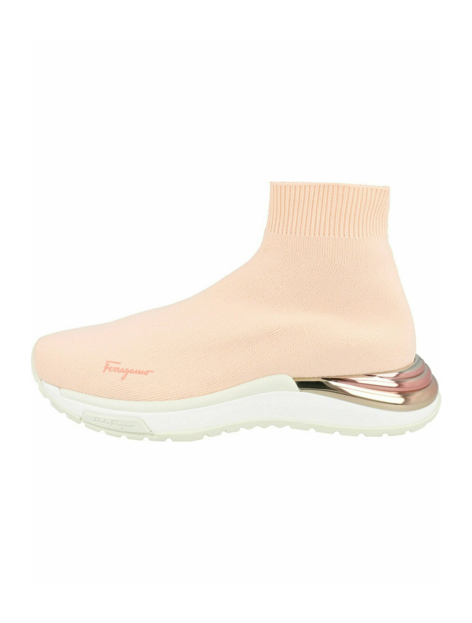 Salvatore Ferragamo Gancini Logo Sock Sneakers w/ Tags