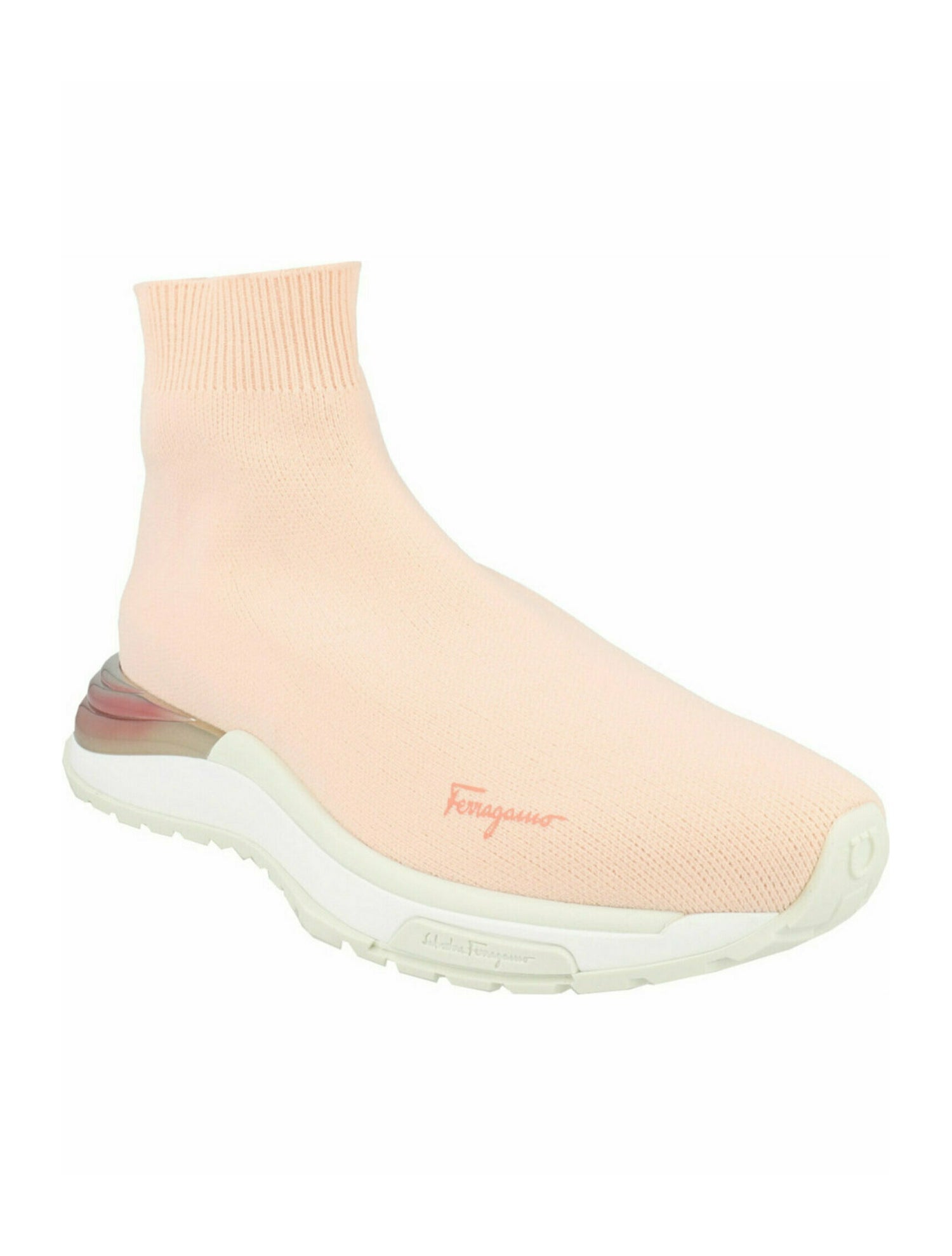 Salvatore Ferragamo Gancini Logo Sock Sneakers w/ Tags