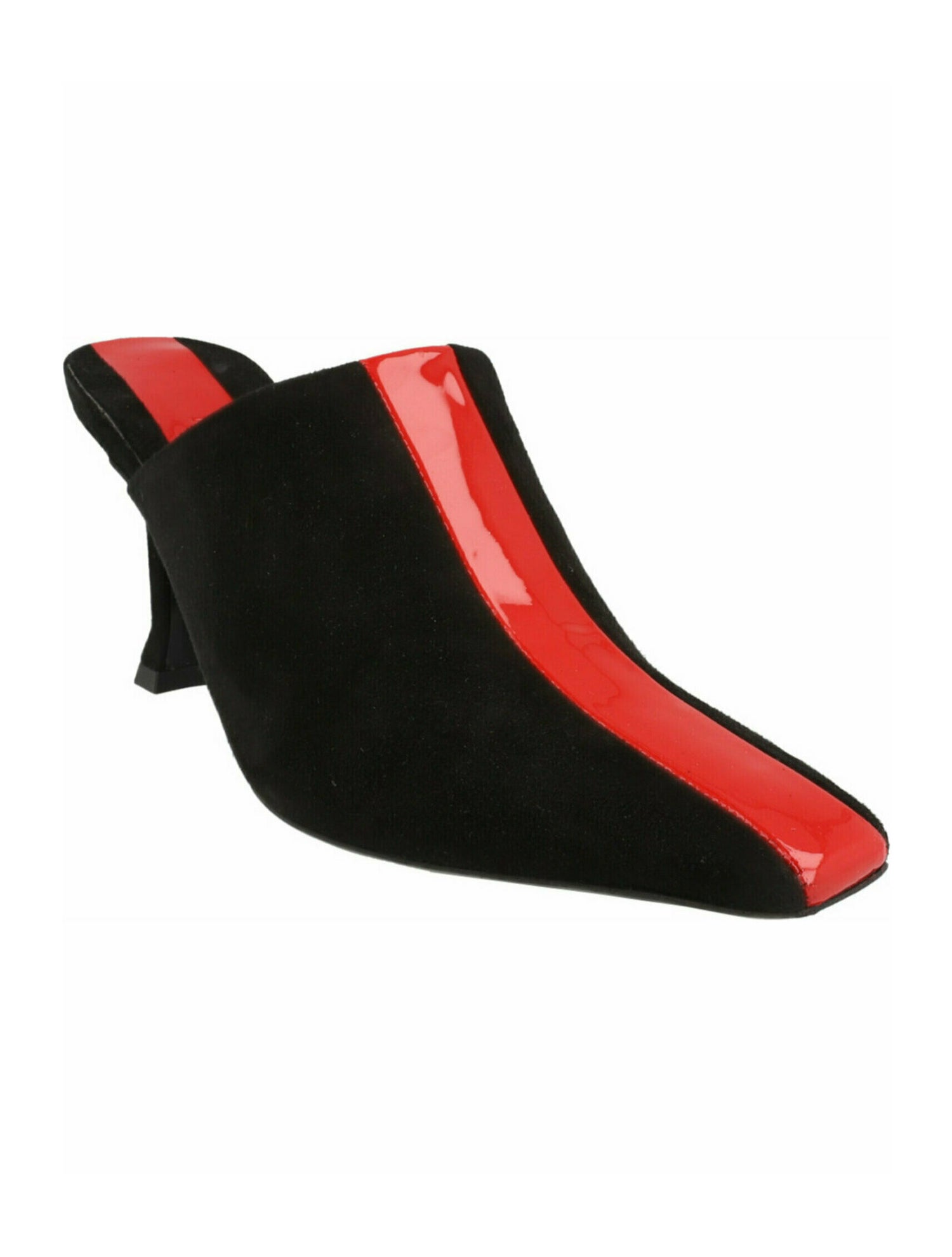 Salvatore Ferragamo Colorblock Pattern Mules w/ Tags