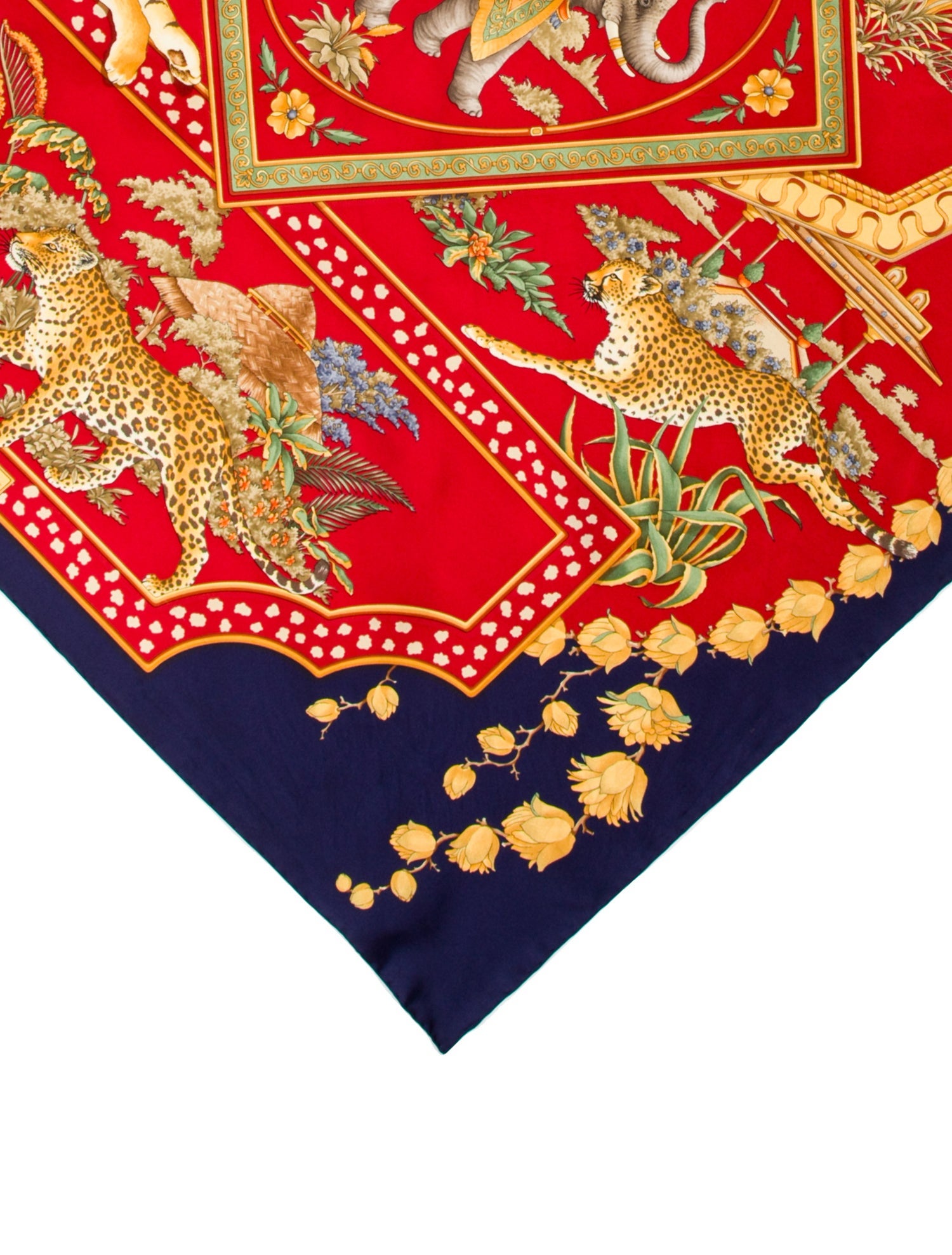 Salvatore Ferragamo Silk Printed Scarf