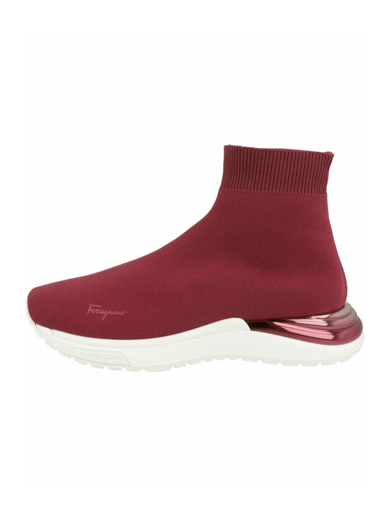 Salvatore Ferragamo Gancini Logo Sock Sneakers w/ Tags