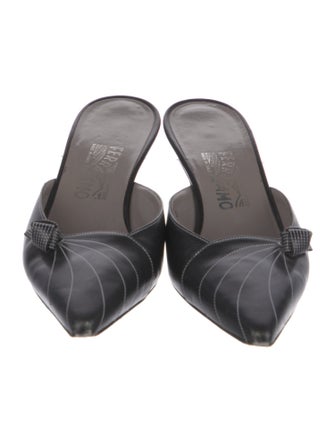 Salvatore Ferragamo Leather Mules