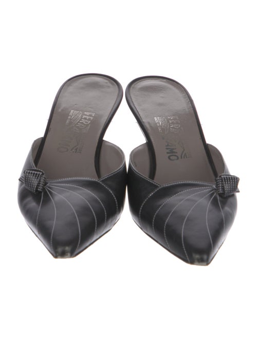 Salvatore Ferragamo Leather Mules