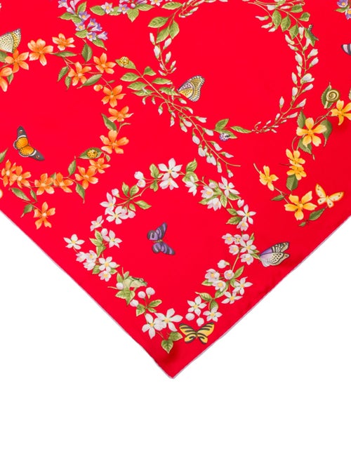 Salvatore Ferragamo Silk Printed Scarf
