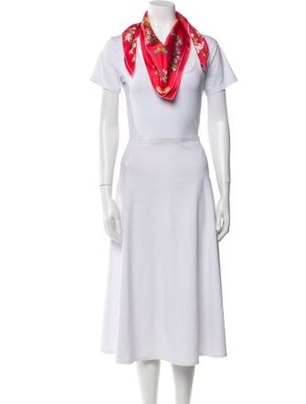 Salvatore Ferragamo Silk Printed Scarf