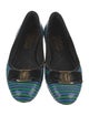Salvatore Ferragamo Vara Bow Accent Patent Leather Ballet Flats
