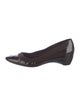 Salvatore Ferragamo Patent Leather Printed Pumps
