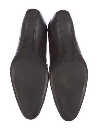 Salvatore Ferragamo Patent Leather Printed Pumps