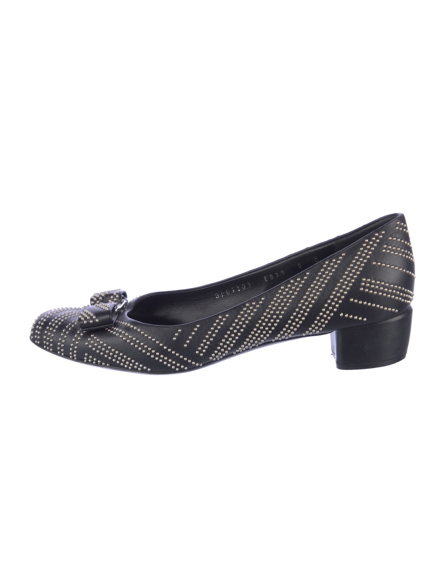 Salvatore Ferragamo Leather Patterned Pumps